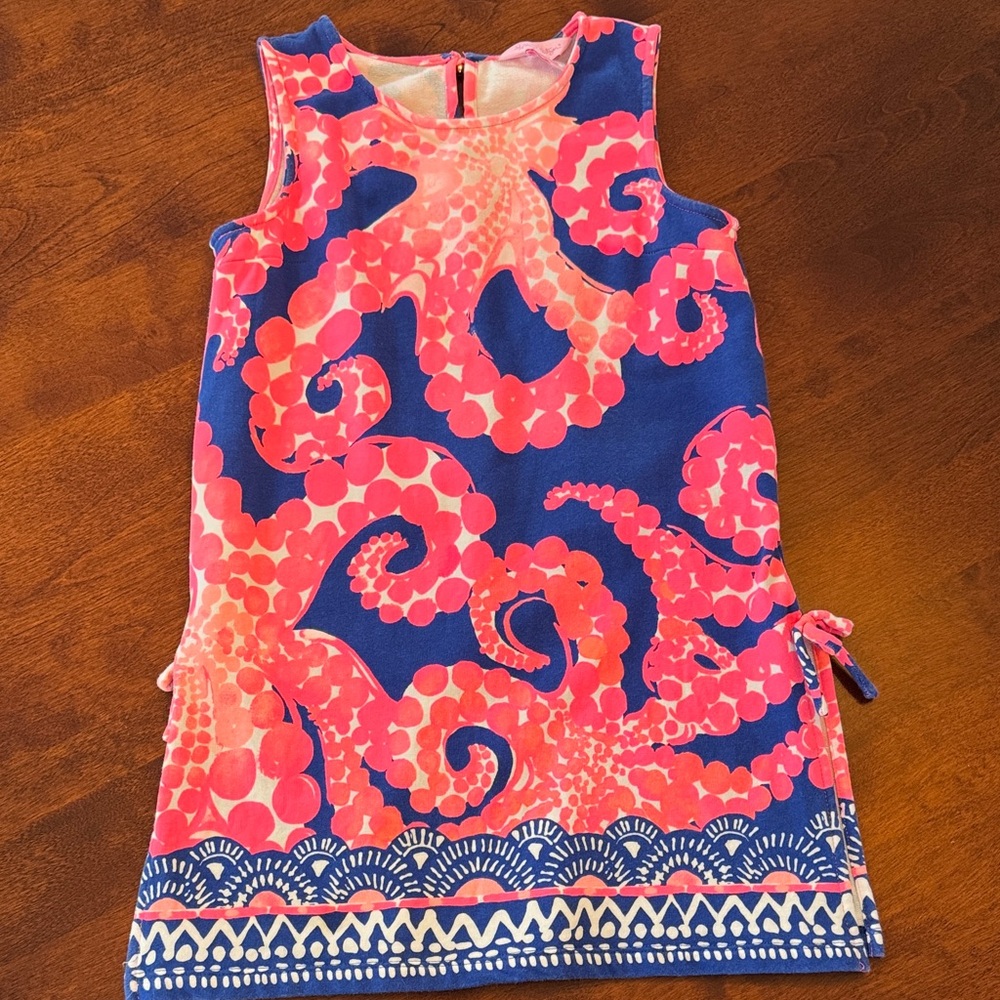 Lilly Pulitzer Colorful Kids Sleeveless Tank dress with shorts